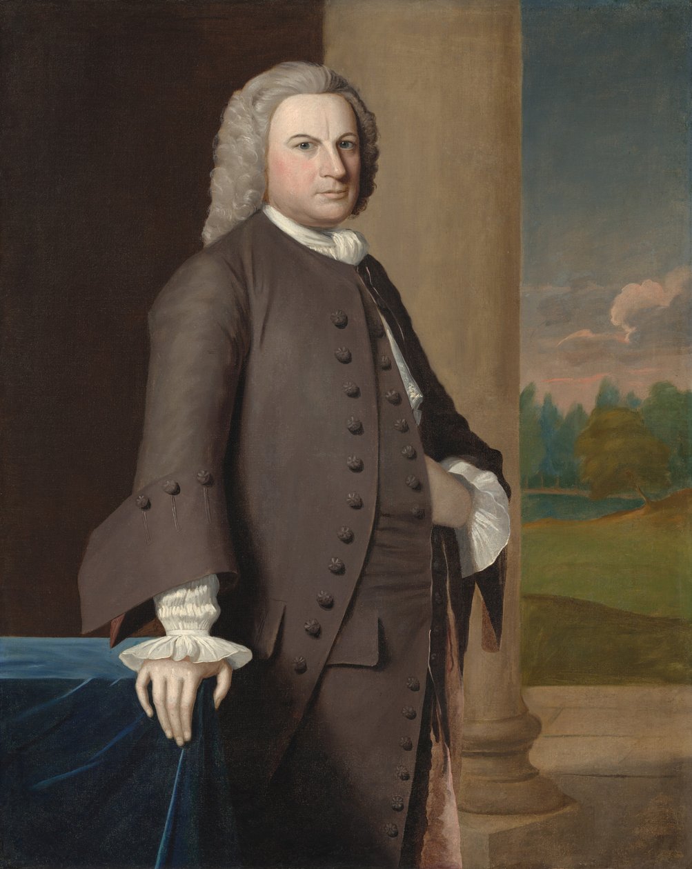 Simon Pease, kolem roku 1749 (olej na plátně) od Robert Feke