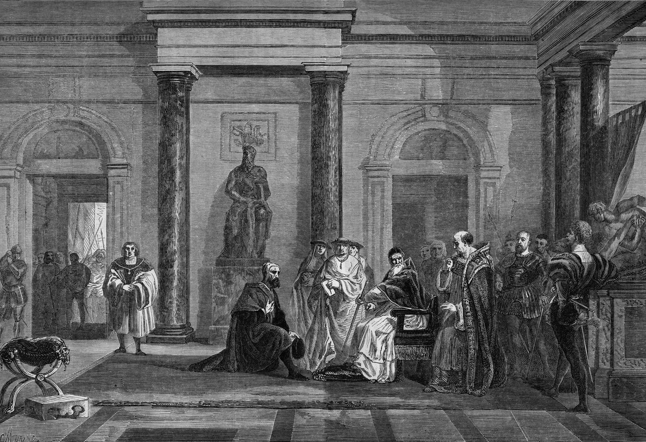 Papež Julius II. (Giulio II od Robert Fleury