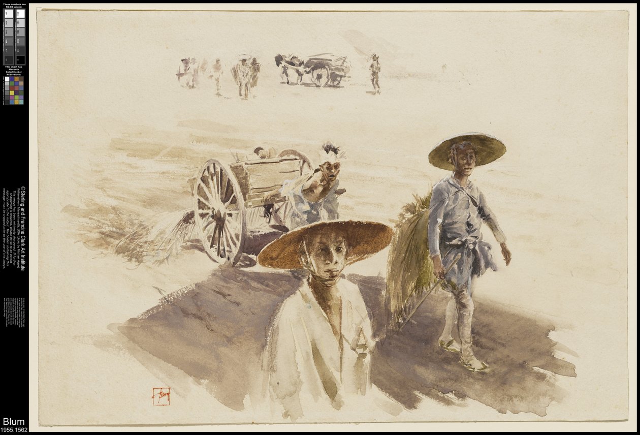Zalévací vozík, 1890 od Robert Frederick Blum