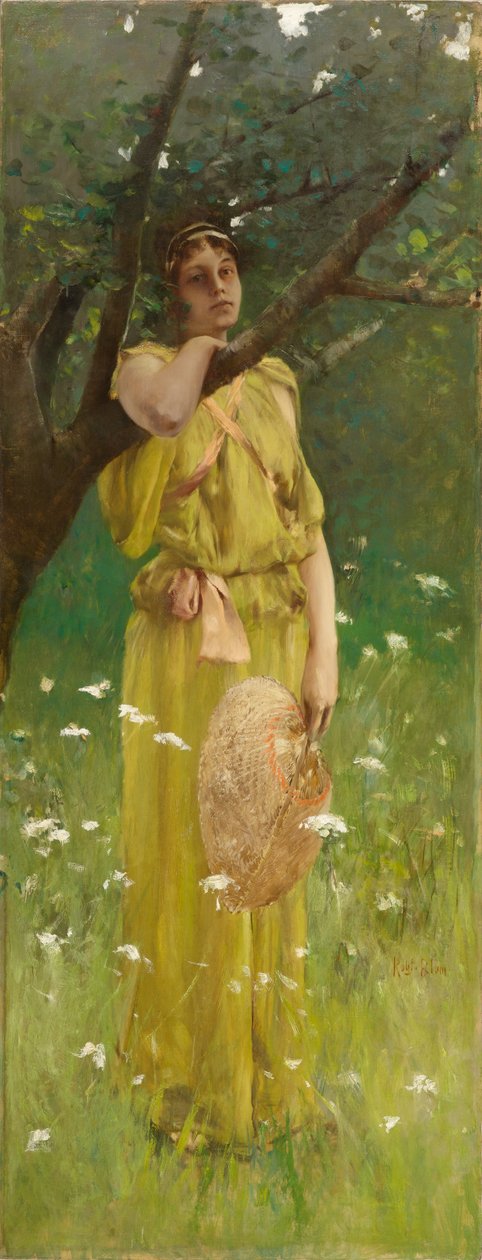Reverie, kolem 1883-1884 (olej na plátně) od Robert Frederick Blum
