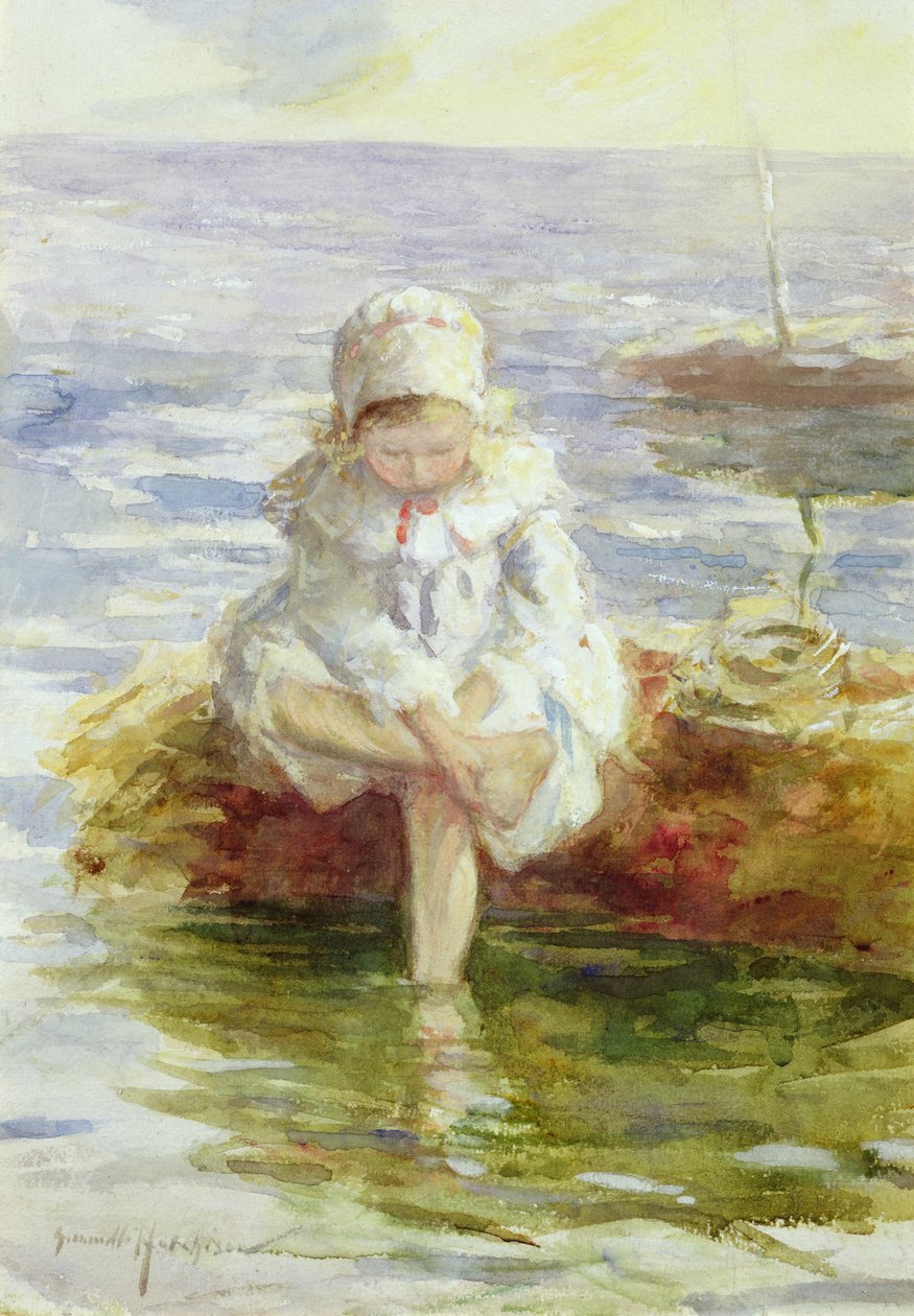 Slunečné moře od Robert Gemmell Hutchison