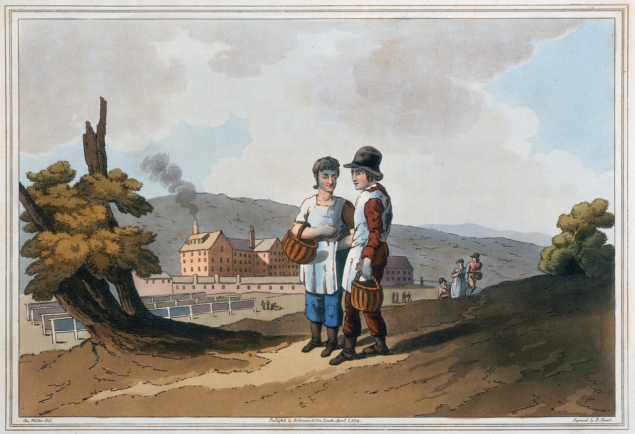 Dětští tovární dělníci, 1814 od Robert Havell
