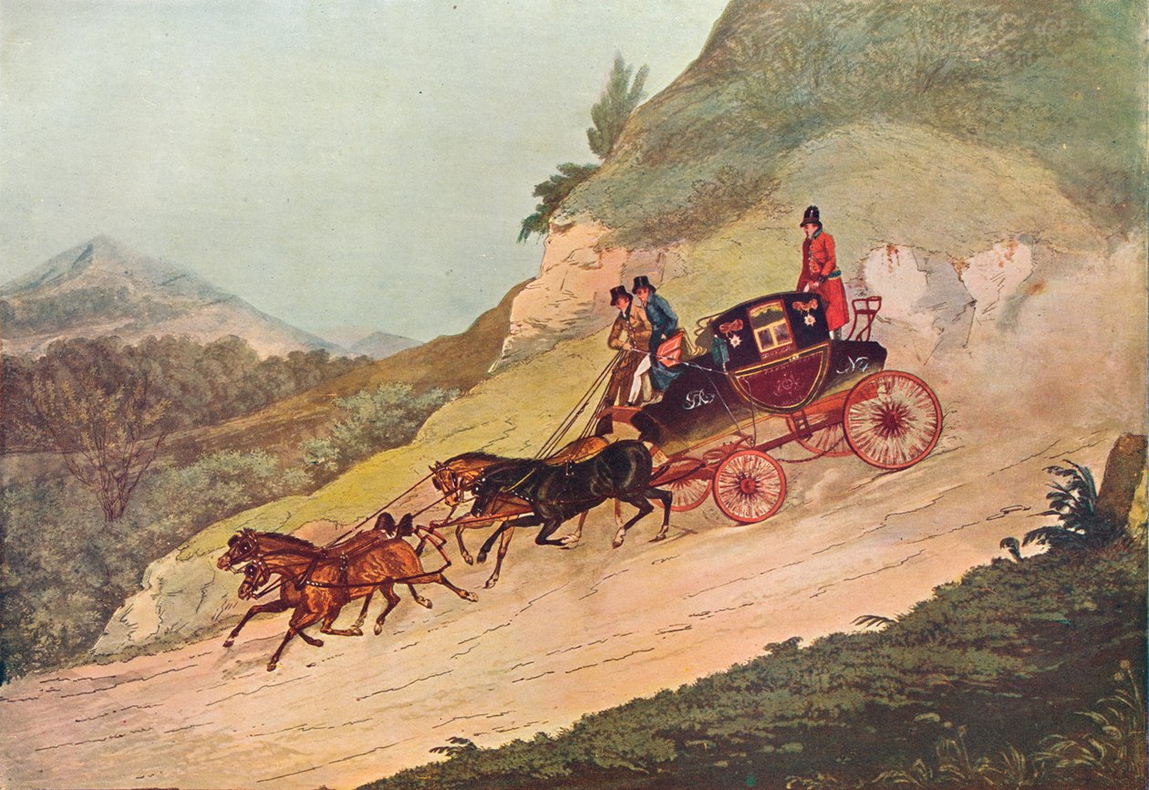 Royal Mail Coach, 19. století, 1907 od Robert Havell
