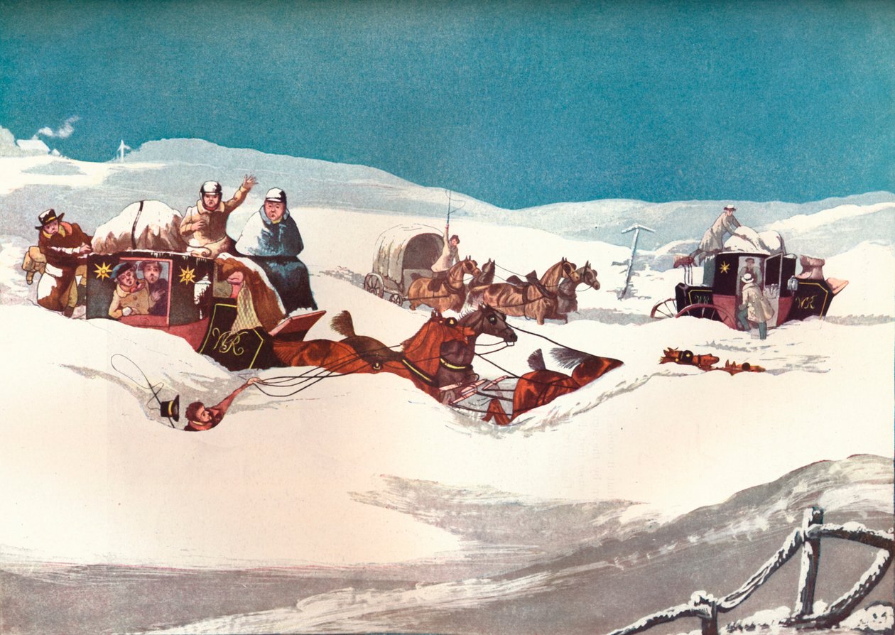 The Holyhead and Chester Mails, 1905 od Robert Havell
