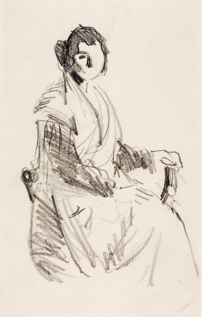 Sedící žena od Robert Henri