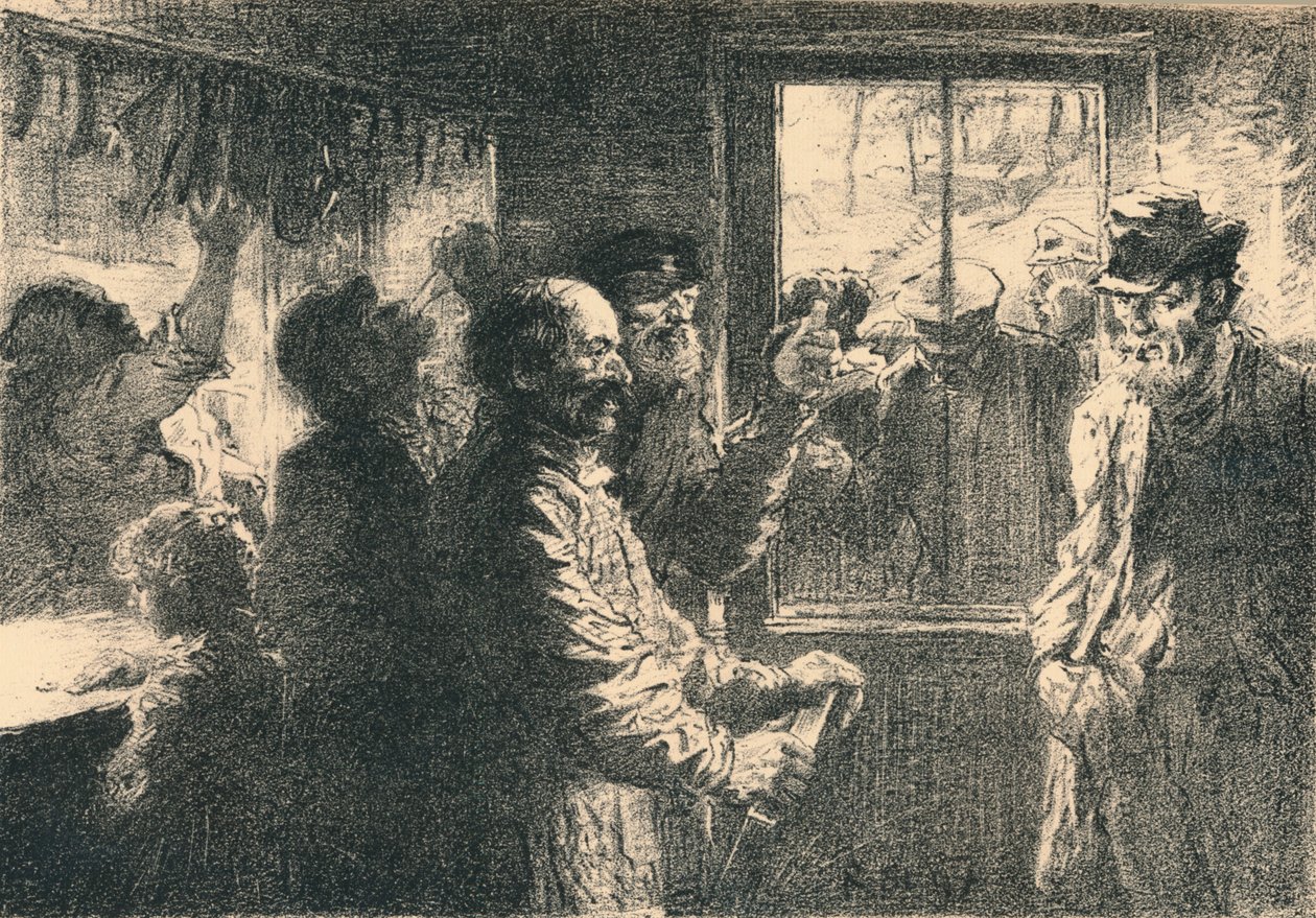 Dammerling, c1887-1898, 1898 od Robert Hermann Sterl