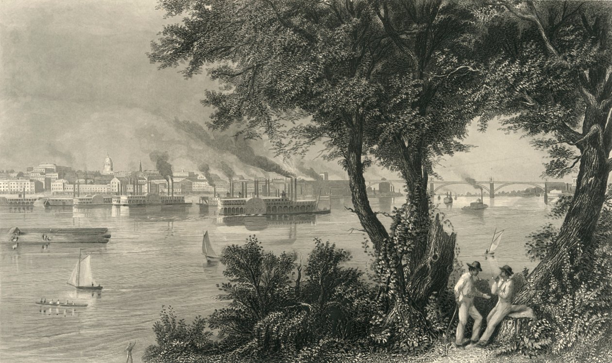 "Město St. Louis", 1874. od Robert Hinshelwood
