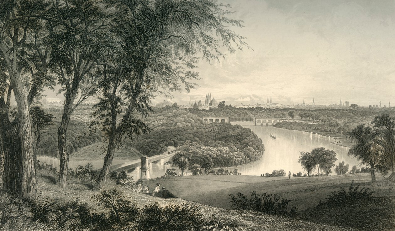 „Philadelphia z Belmontu, West Park“, 1874. od Robert Hinshelwood