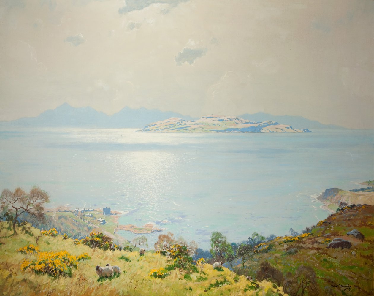 The Shores of the Clyde, c.1933 od Robert Houston