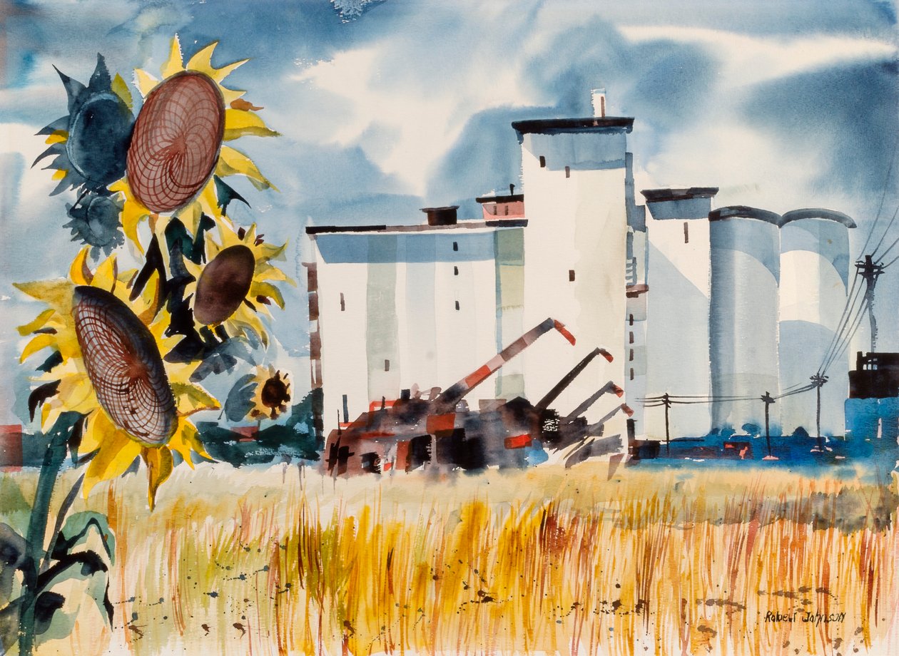 Grain Elevator, Kansas, n.d. od Robert Johnson