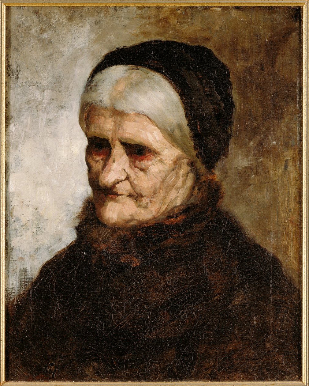 Hlava staré ženy, 1881 od Robert Koehler