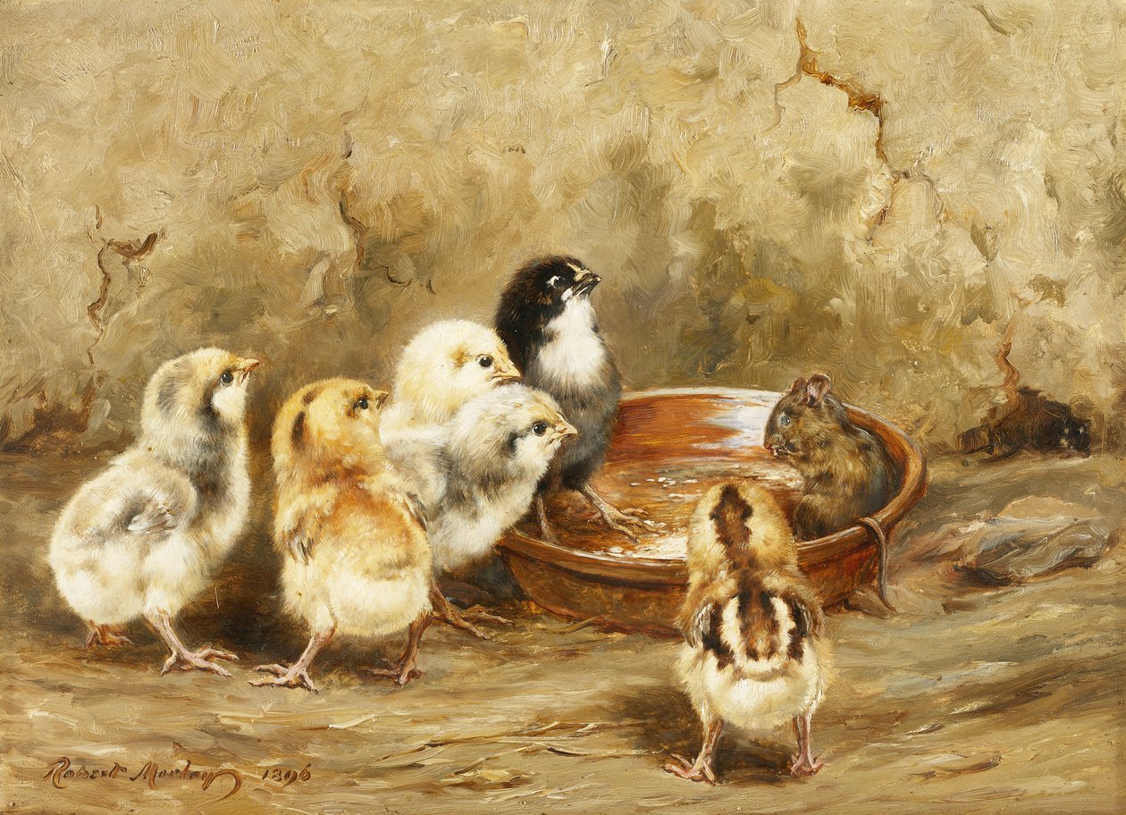 Nezvaný host oběda, 1896 od Robert Morley