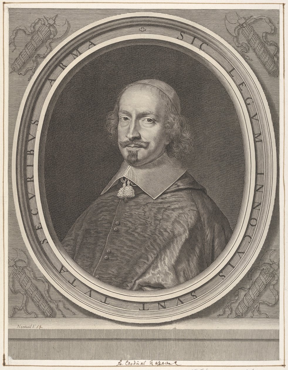 Kardinál Jules Mazarin, ca. 1652. od Robert Nanteuil