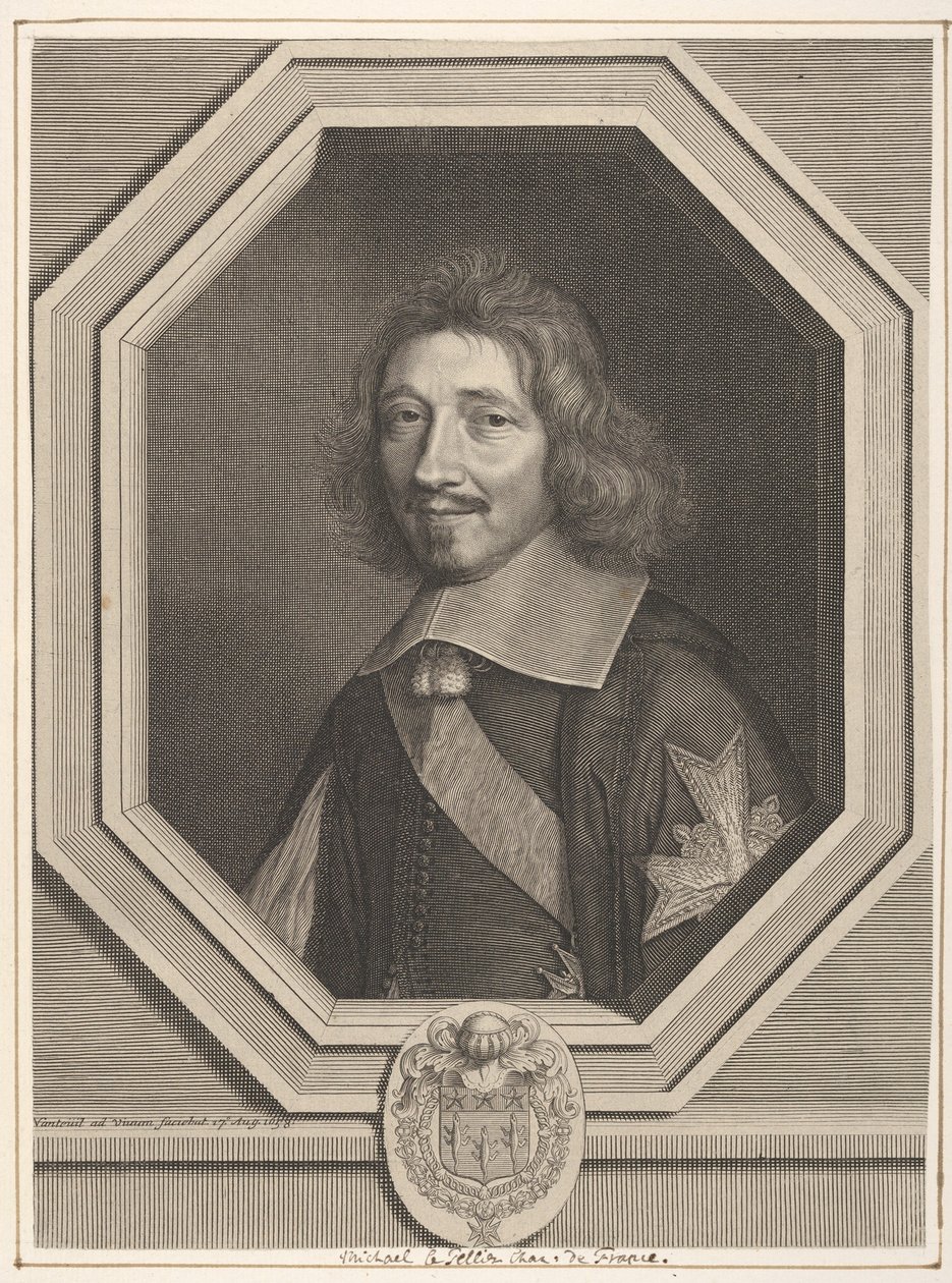 Kancléř Michel IV Le Tellier, 1658. od Robert Nanteuil