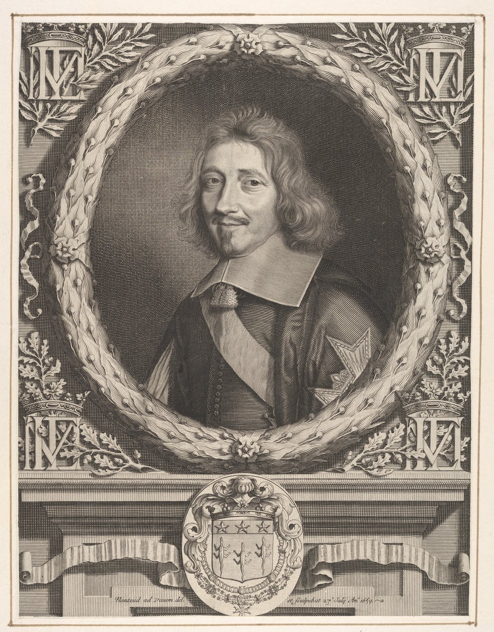 Kancléř Michel IV Le Tellier, 1659. od Robert Nanteuil