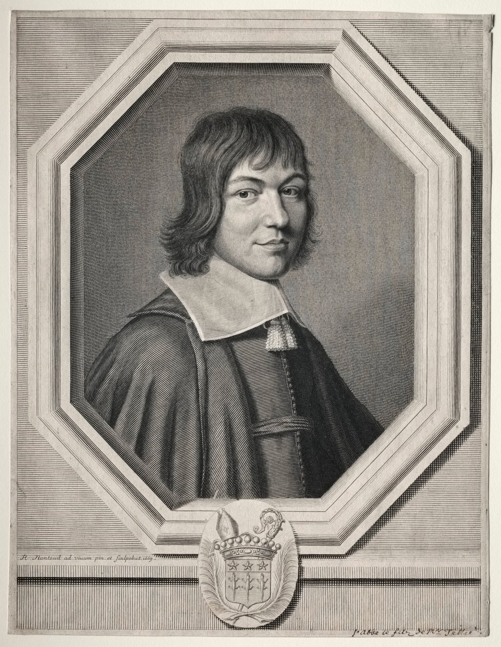 Charles Maurice le Tellier, 1663. od Robert Nanteuil