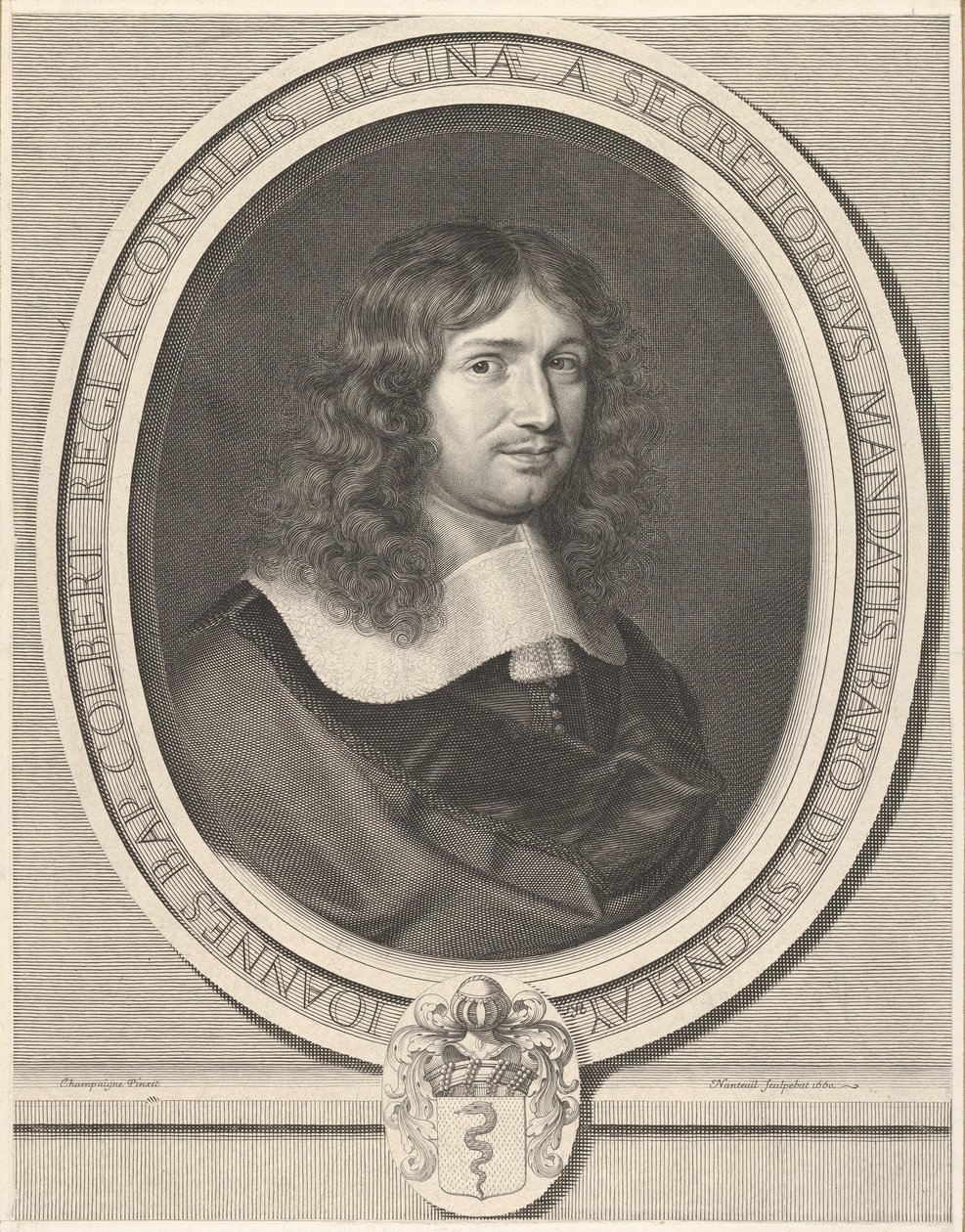 Jean-Baptiste Colbert, 1660. od Robert Nanteuil