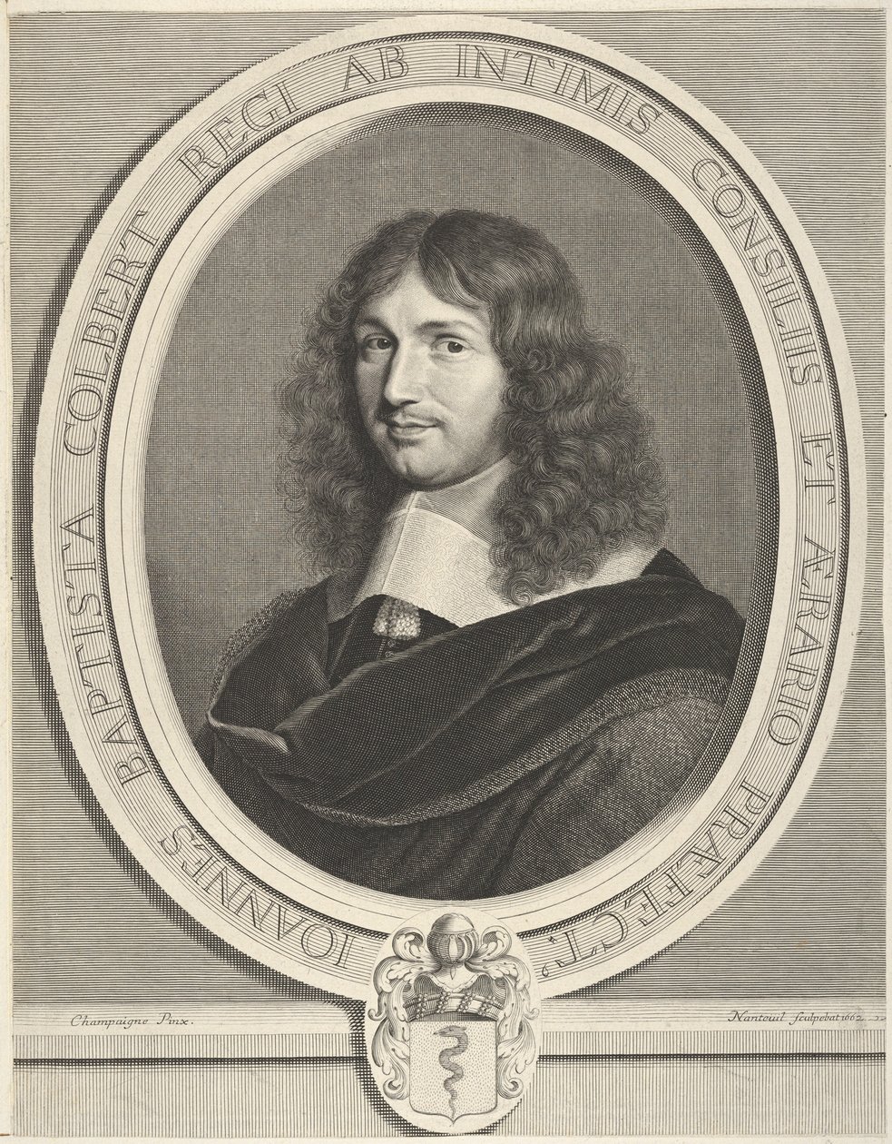 Jean-Baptiste Colbert, 1662. od Robert Nanteuil