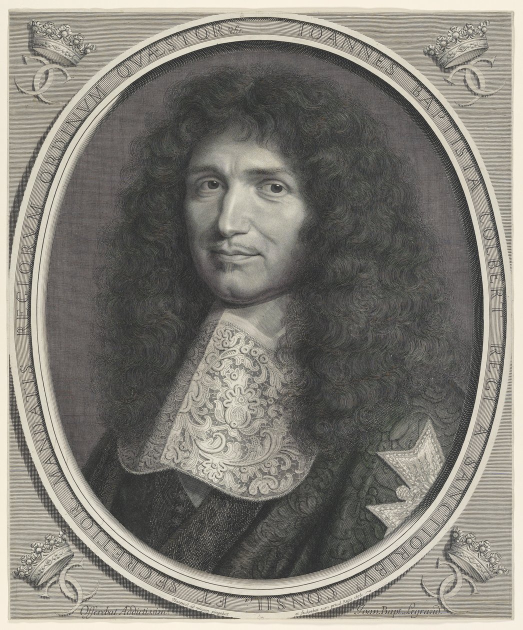 Jean Baptiste Colbert (1619-1683) od Robert Nanteuil