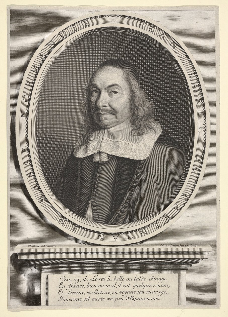 Jean Loret, 1658. od Robert Nanteuil