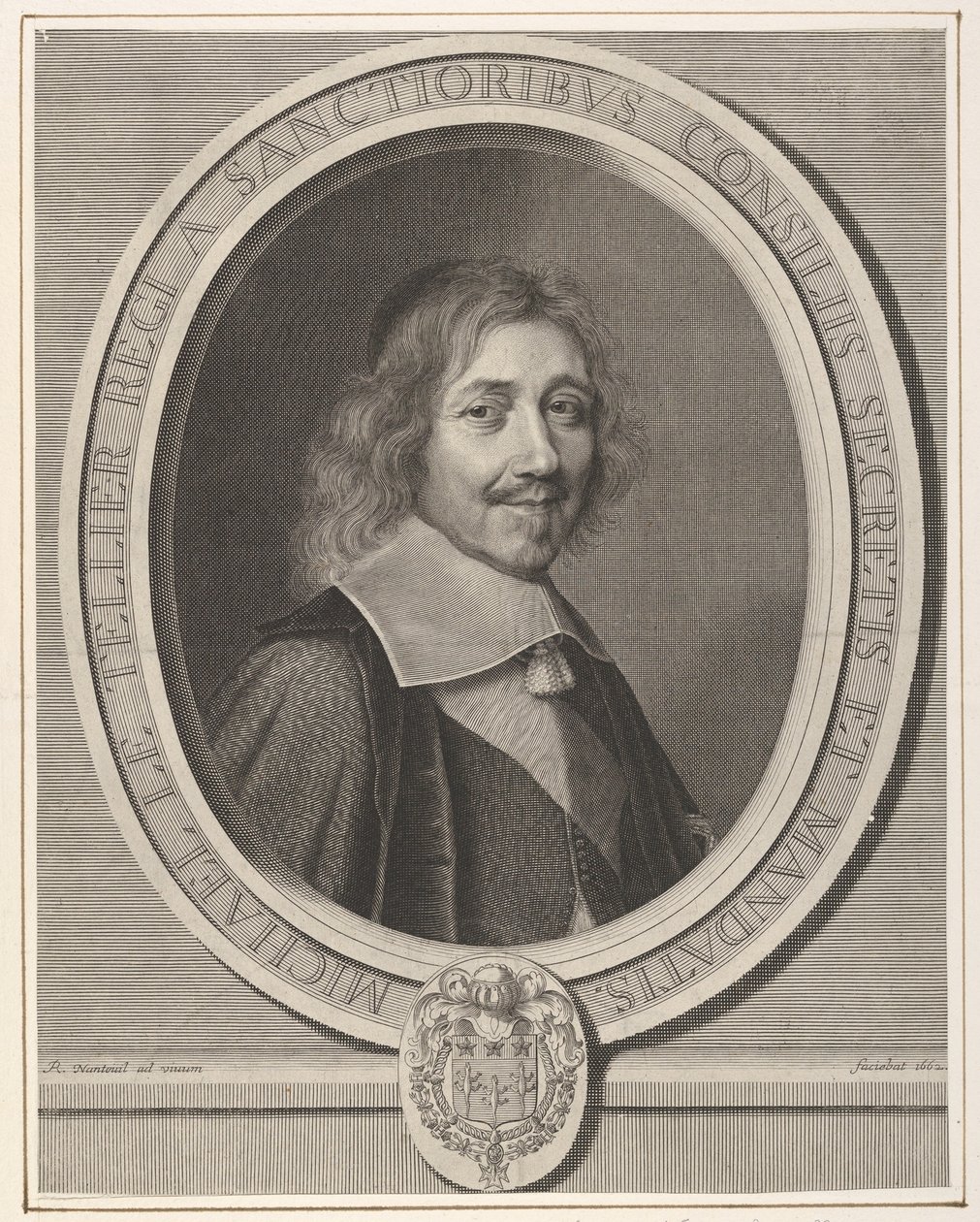Kancléř Michel IV Le Tellier, 1662. od Robert Nanteuil