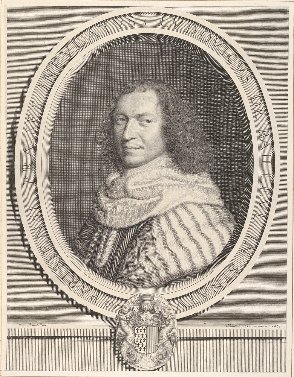 Louis-Dominique de Bailleul, 1660. od Robert Nanteuil