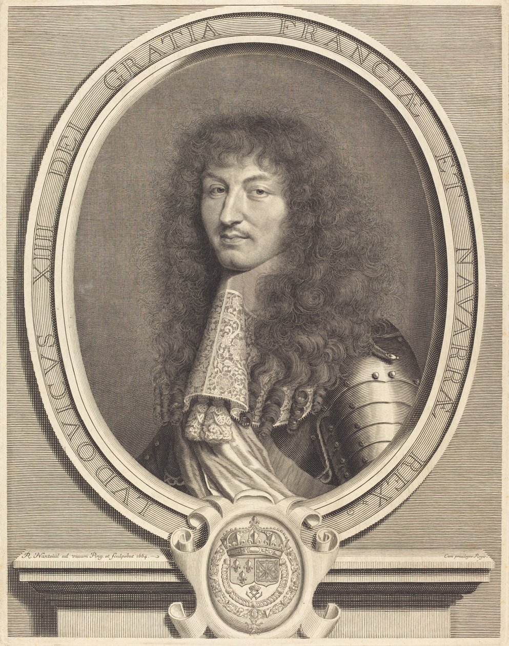 Ludvík XIV od Robert Nanteuil