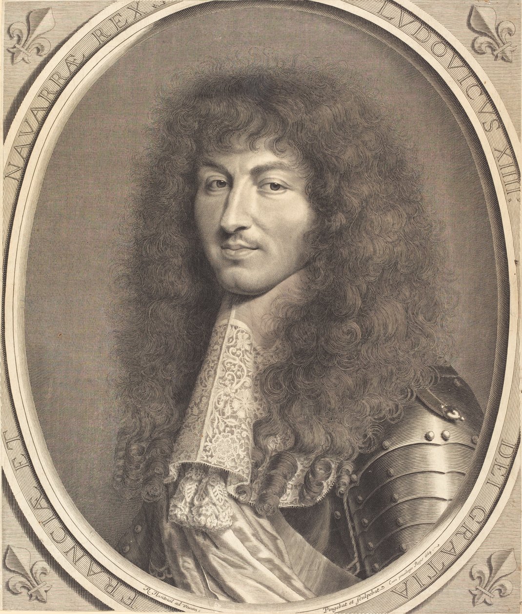 Ludvík XIV od Robert Nanteuil