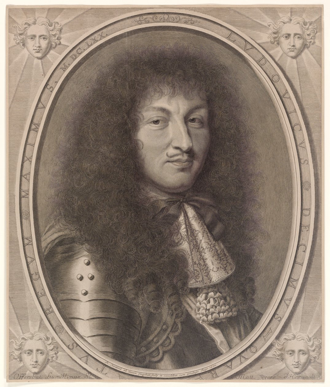 Ludvík XIV od Robert Nanteuil