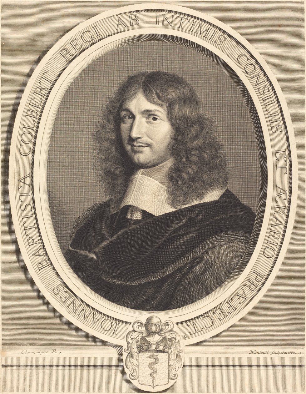 Jean-Baptiste Colbert od Robert Nanteuil after Philippe de Champaigne