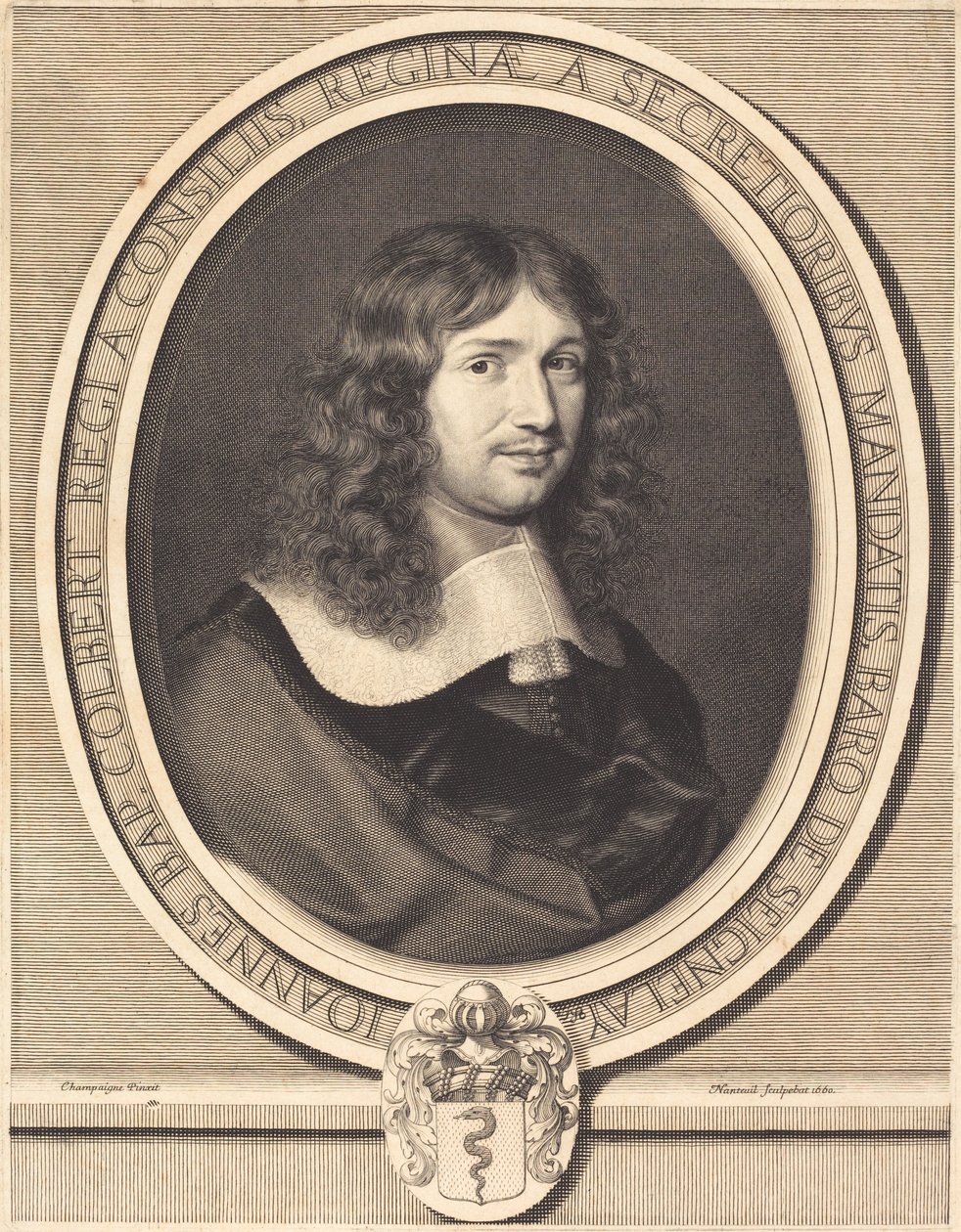Jean-Baptiste Colbert od Robert Nanteuil after Philippe de Champaigne
