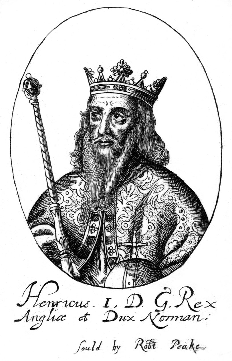 Jindřich I., král Anglie. od Robert Peake