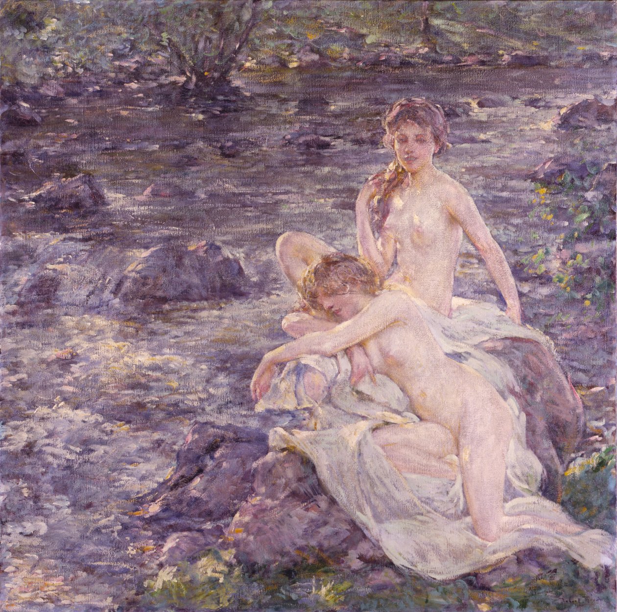 The Bathers, konec 19.-začátek 20. století. od Robert Reid