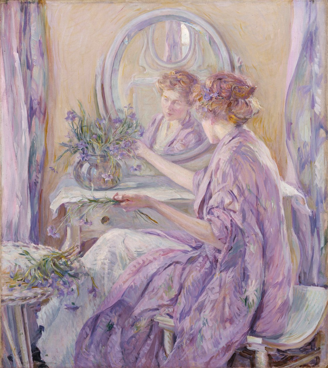 Fialové kimono, ca. 1910. od Robert Reid