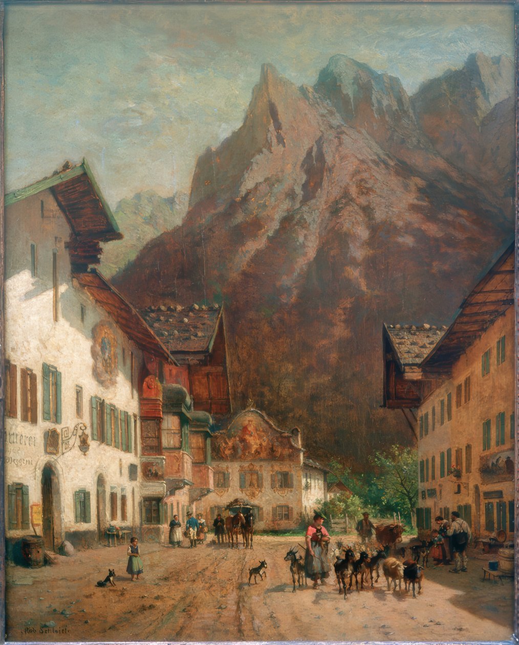 Domy v Mittenwald od Robert Schleich