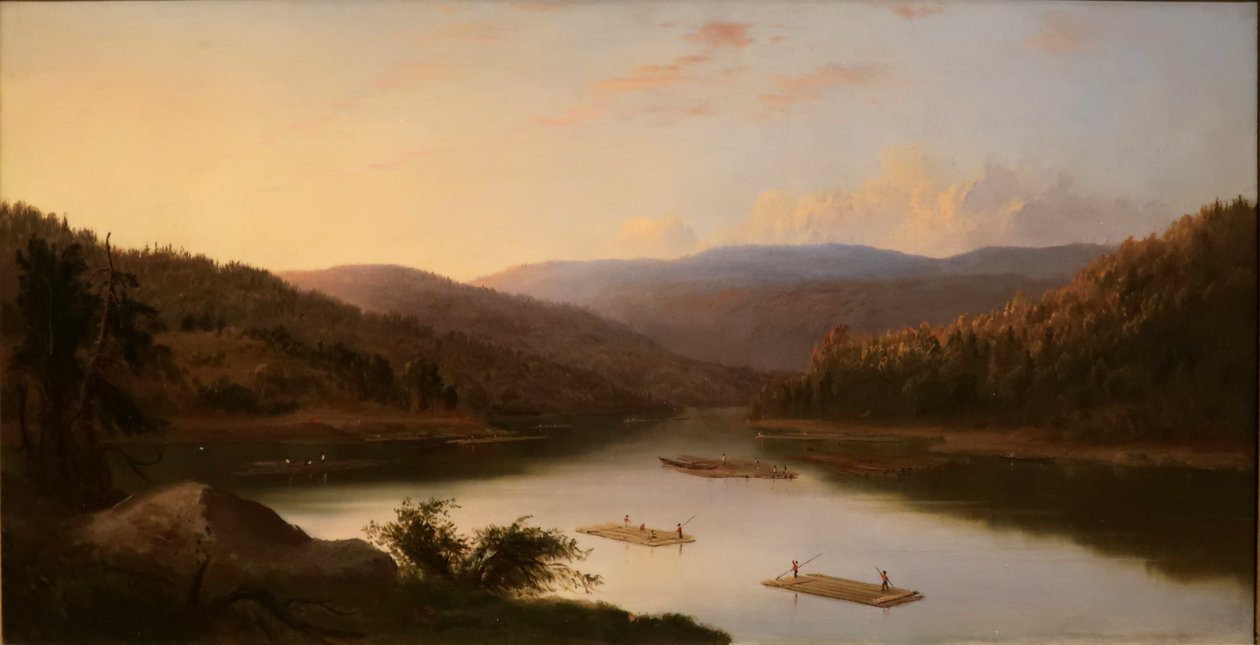 Plochá loď Muži od Robert Seldon Duncanson