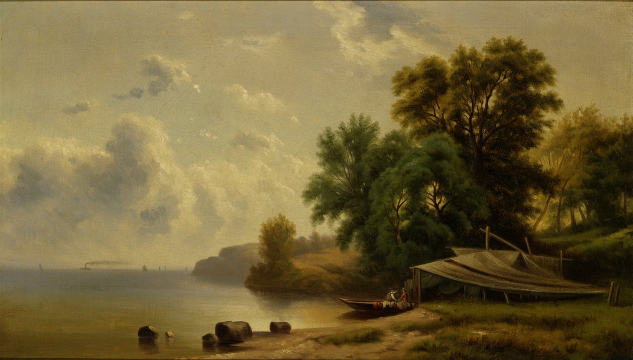 Krajina s kempem, n.d. od Robert Seldon Duncanson