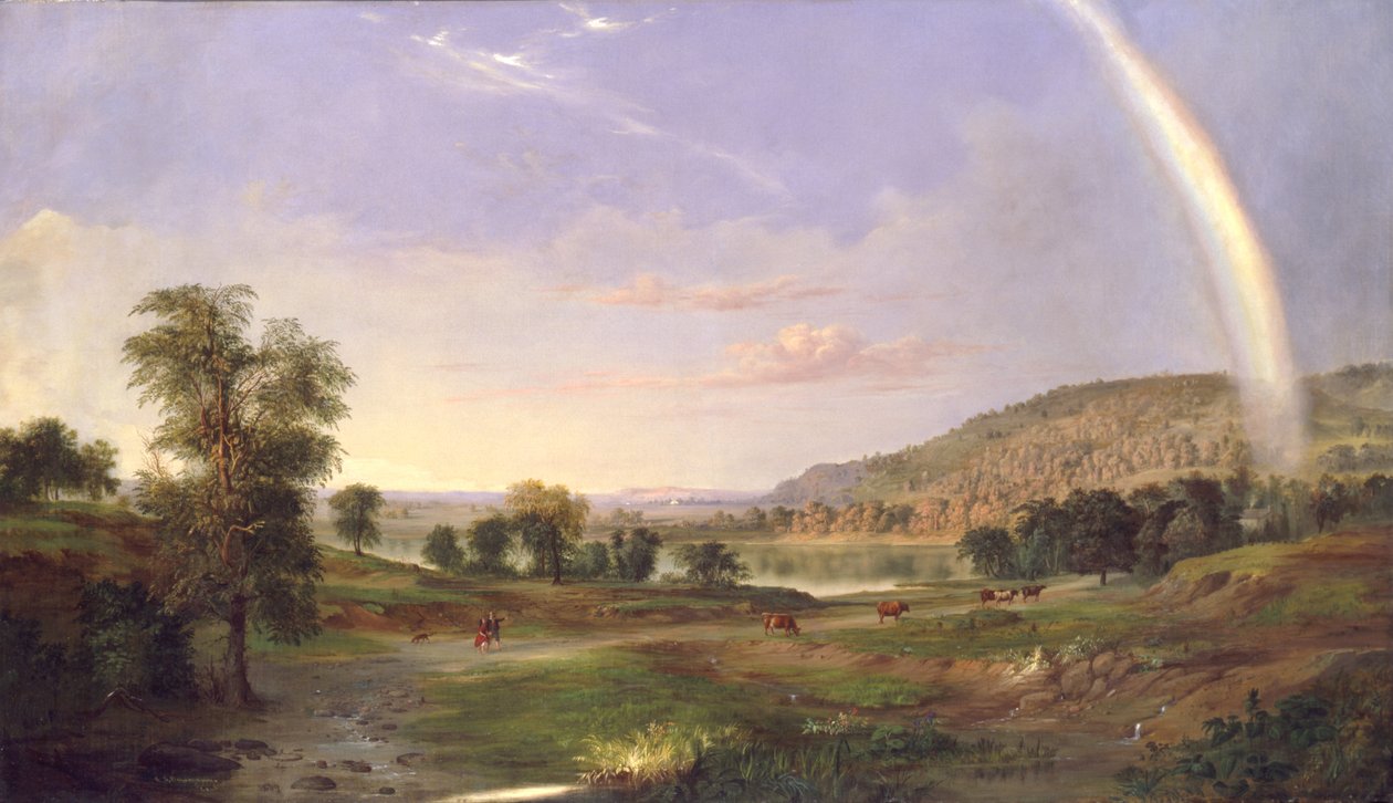 Krajina s duhou, 1859. od Robert Seldon Duncanson