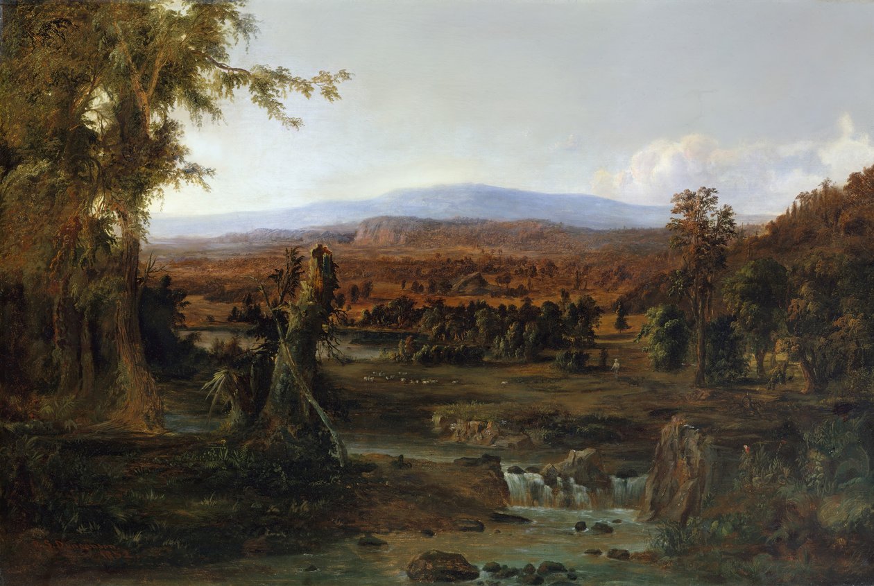 Krajina s pastýřem, 1852. od Robert Seldon Duncanson