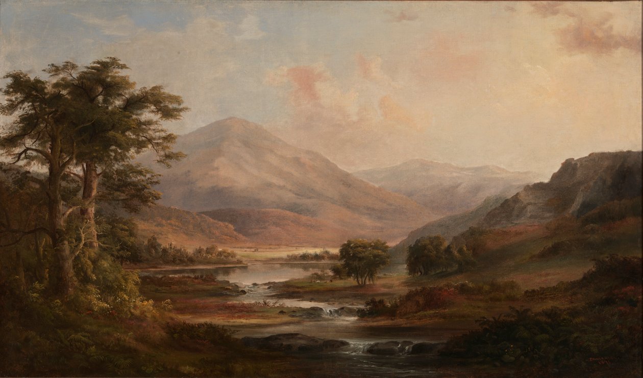 Skotská krajina, 1871. od Robert Seldon Duncanson