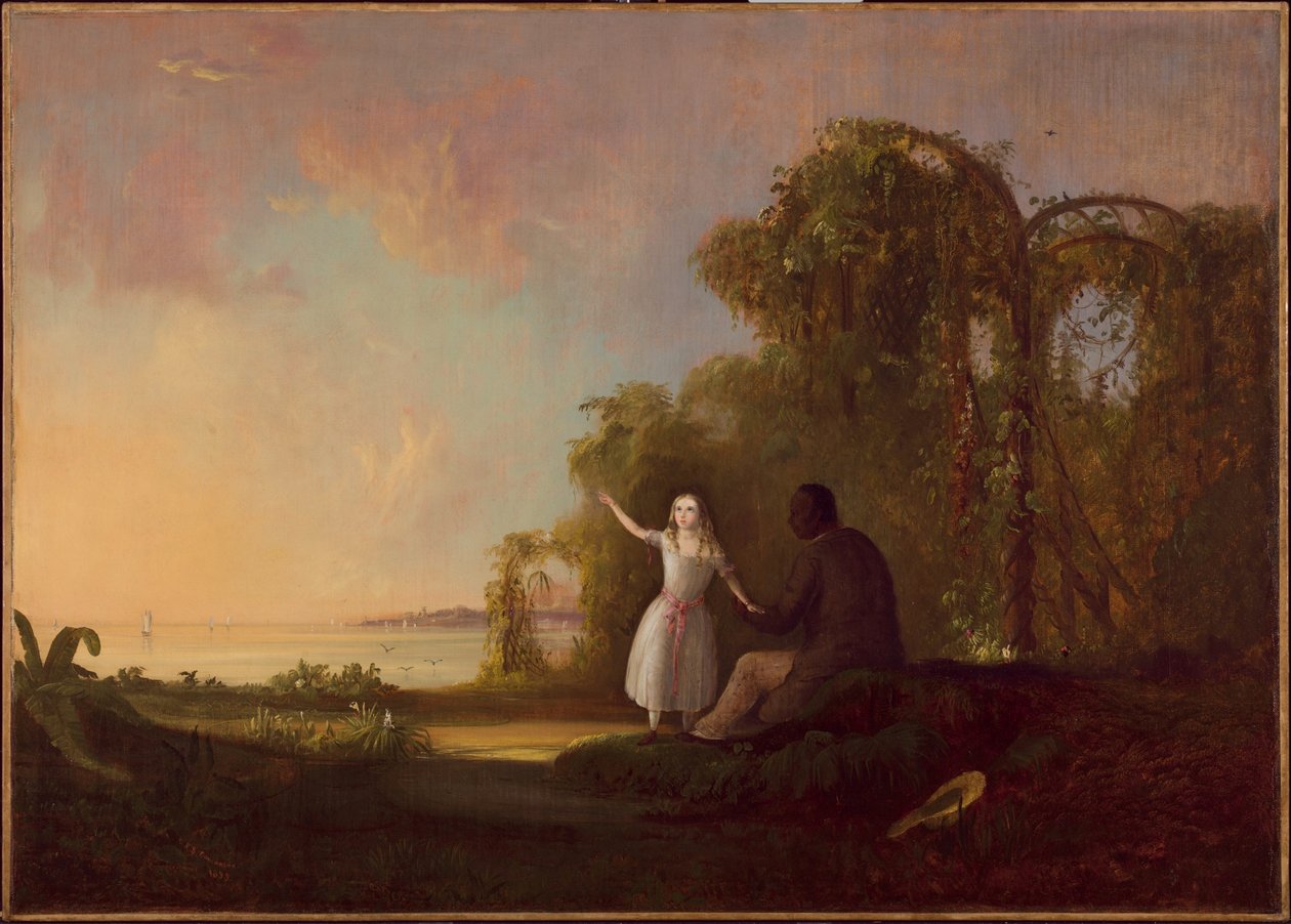 Strýček Tom a malá Eva od Robert Seldon Duncanson