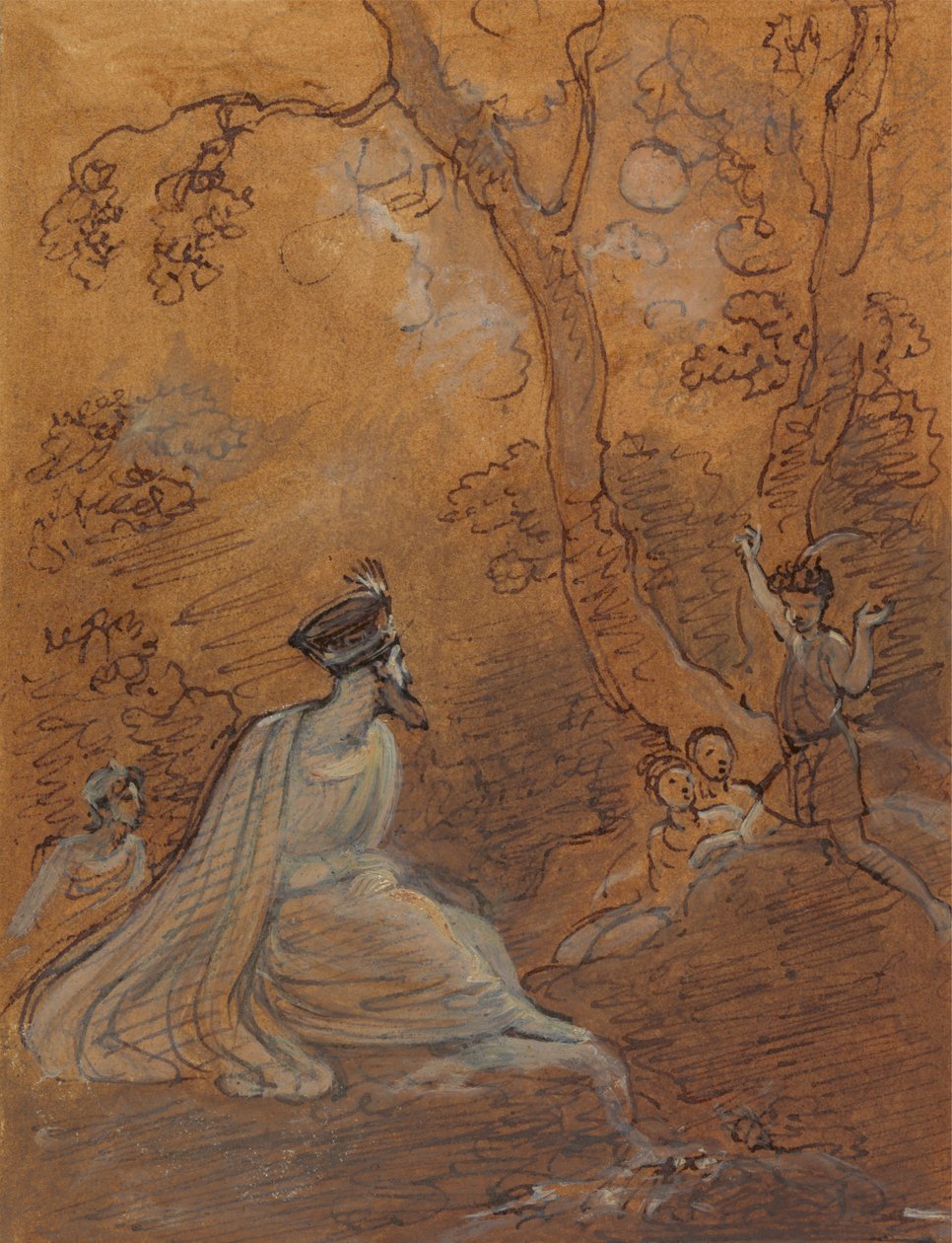 Oberon a Puk od Robert Smirke