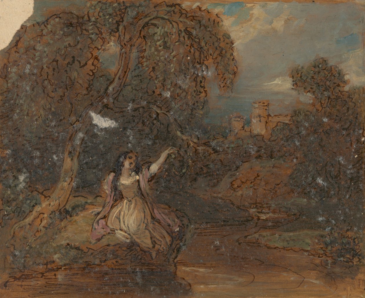 Smrt Ofélie od Robert Smirke