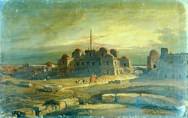 Pohled Na Purana Qila, Poblíž Dillí od Robert Smith