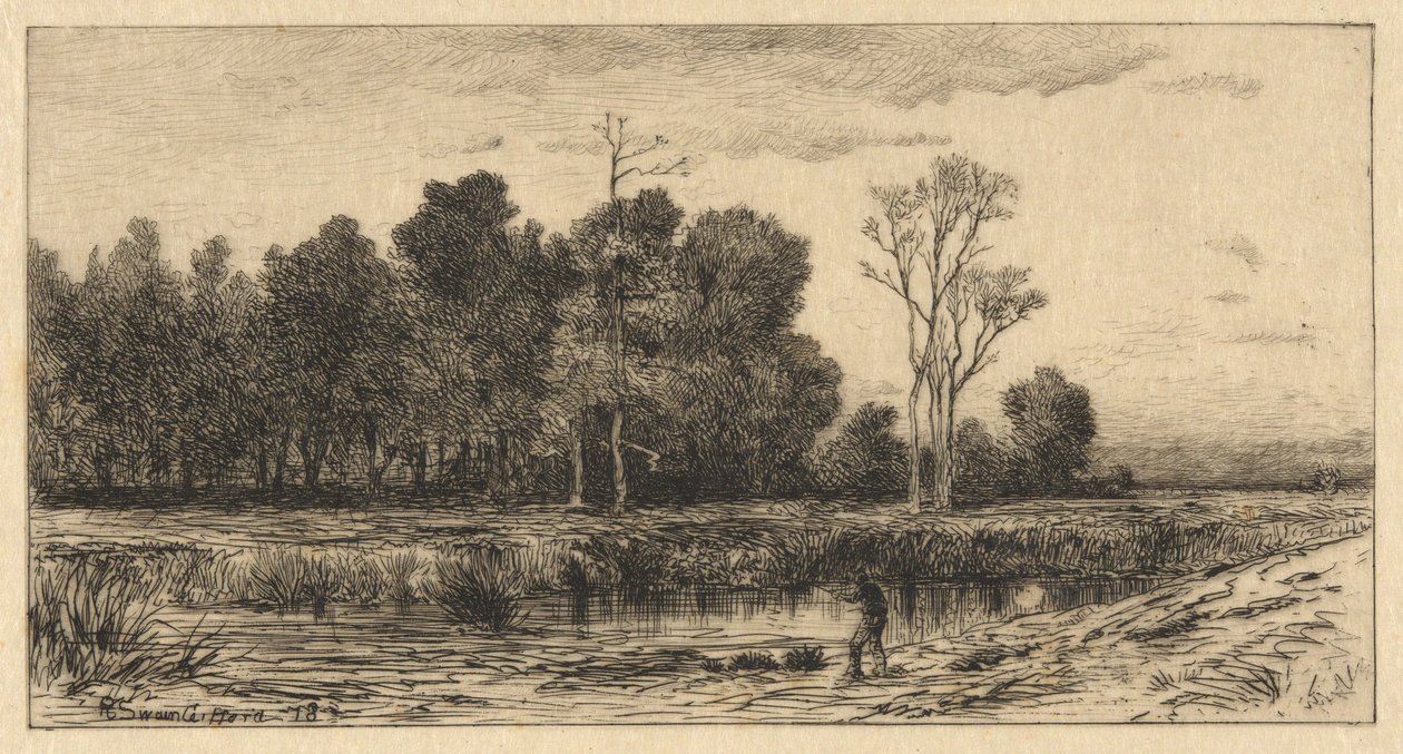 Večer od Robert Swain Gifford