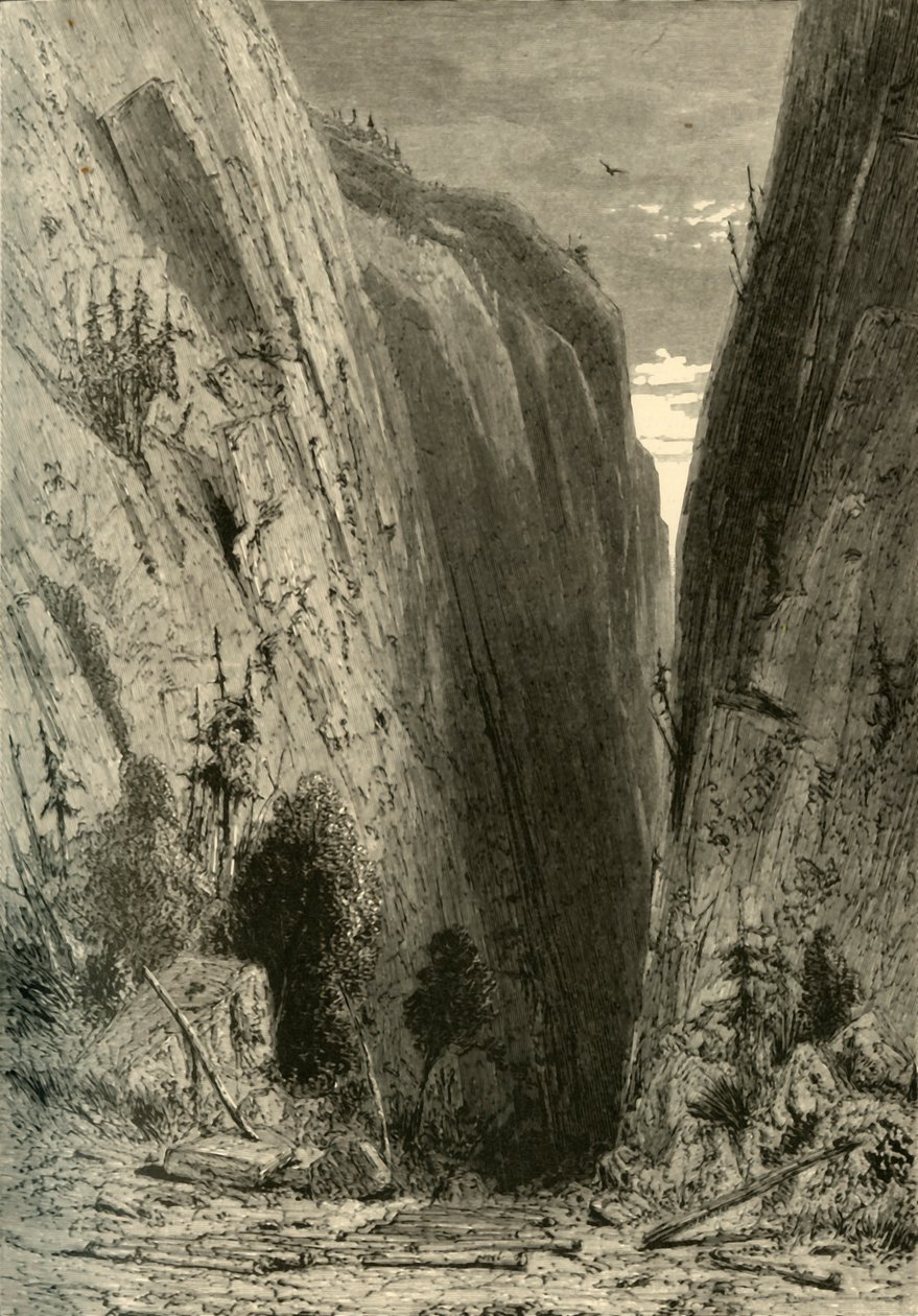 "Umpqua Canon", 1872. od Robert Swain Gifford