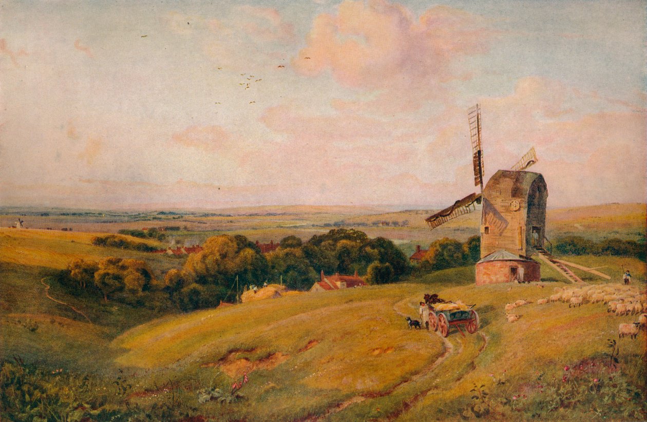 Alfriston Mill, c1886, 1938 od Robert Thorne Waite