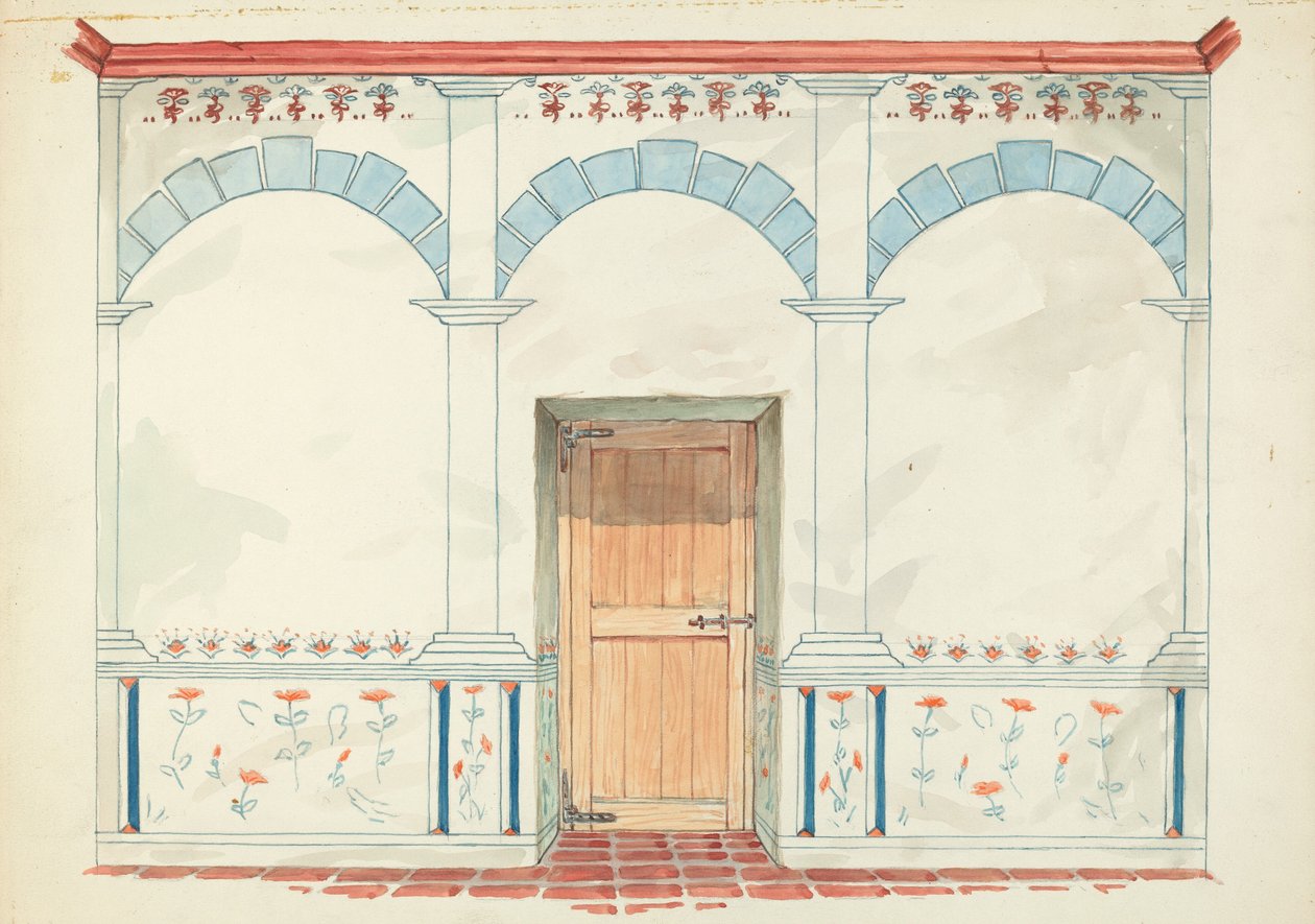 Restaurátorský výkres od Robert W.R. Taylor