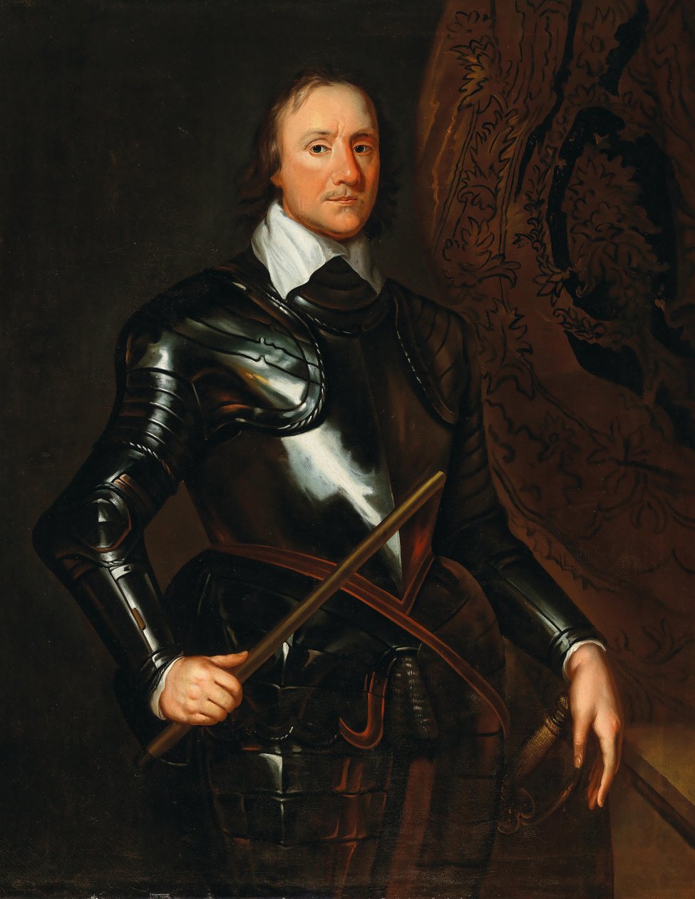 Portrét Olivera Cromwella 1599-1698. od Robert Walker