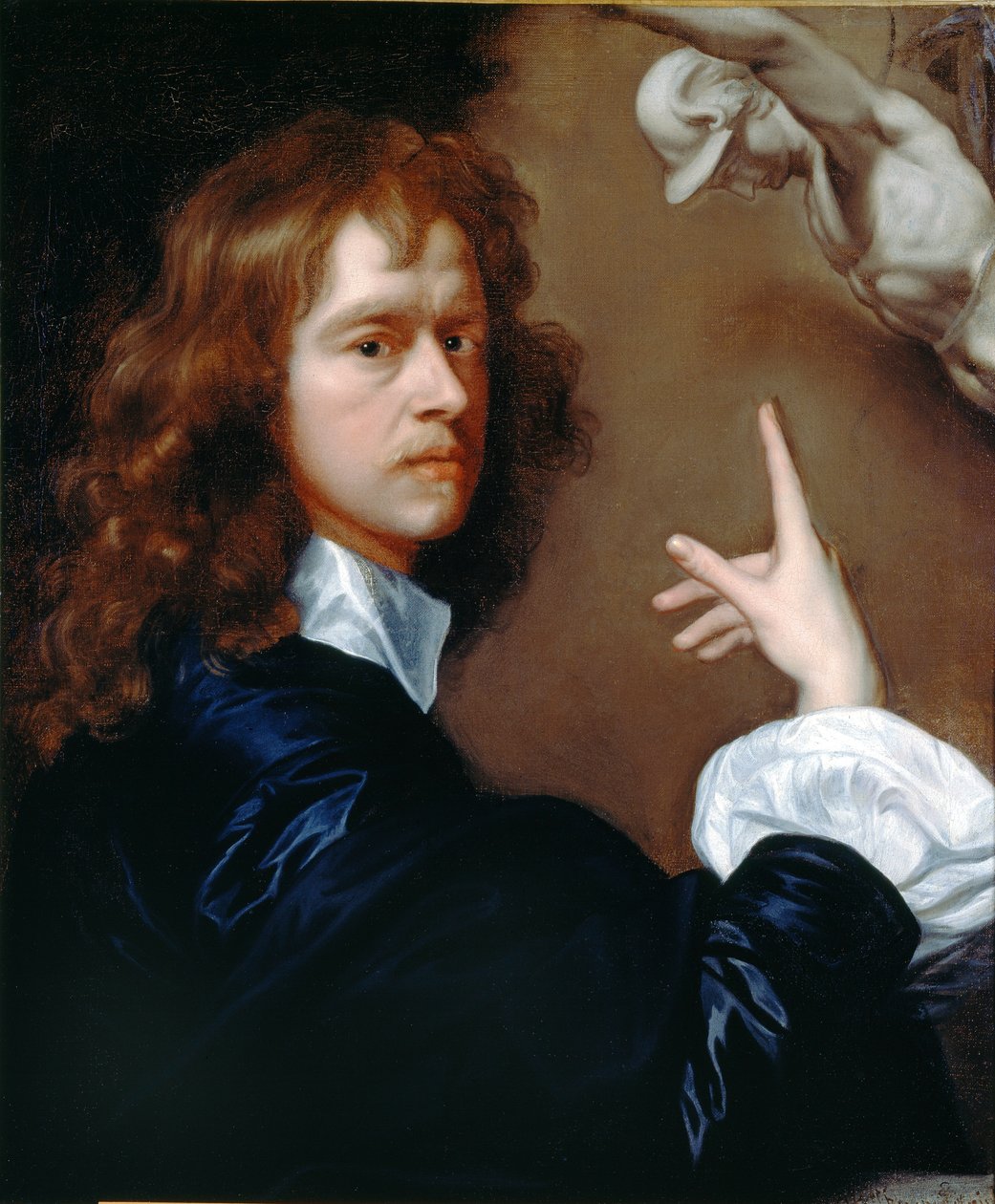Autoportrét, c1640-1650 od Robert Walker